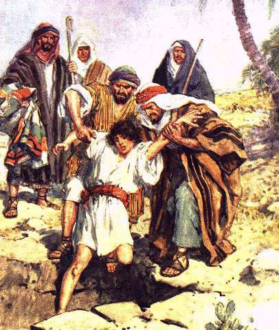 Joseph's brothers wanted to murder Joseph by throwing him in a pit.