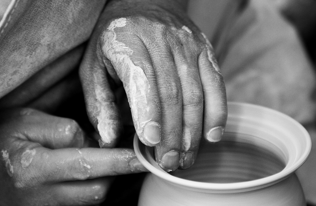 God is the Potter. We are the clay. He wants to mold us into His image through circumstances in our lives. BUT, we must be willing to be molded.