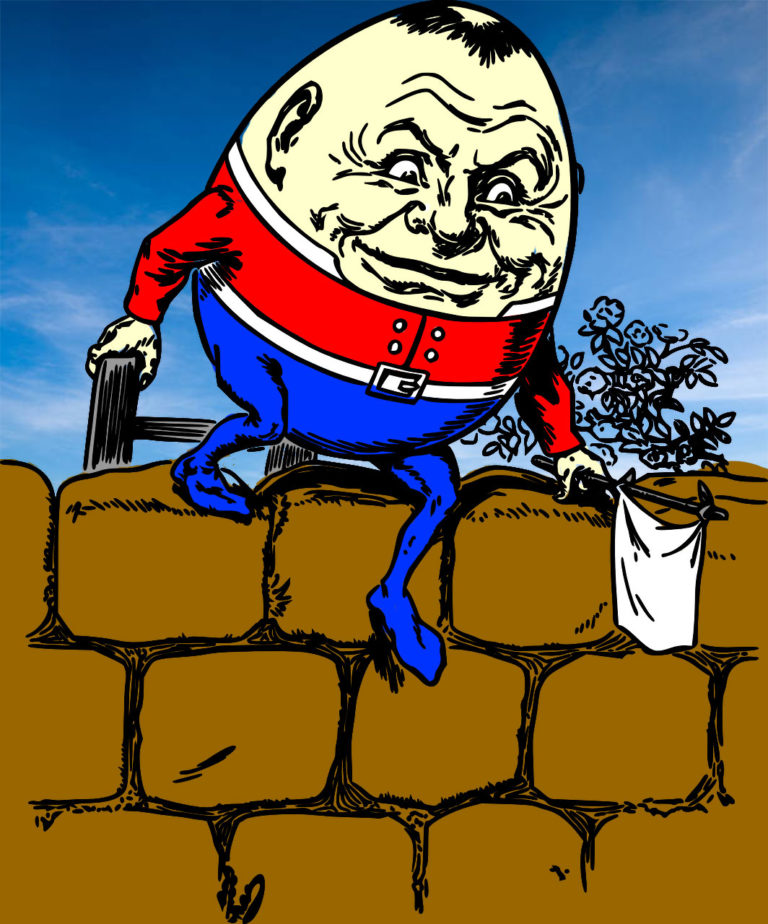 Teenager compares his testimony to Humpty Dumpty.