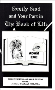 Front cover of booklet: on Bible Versions