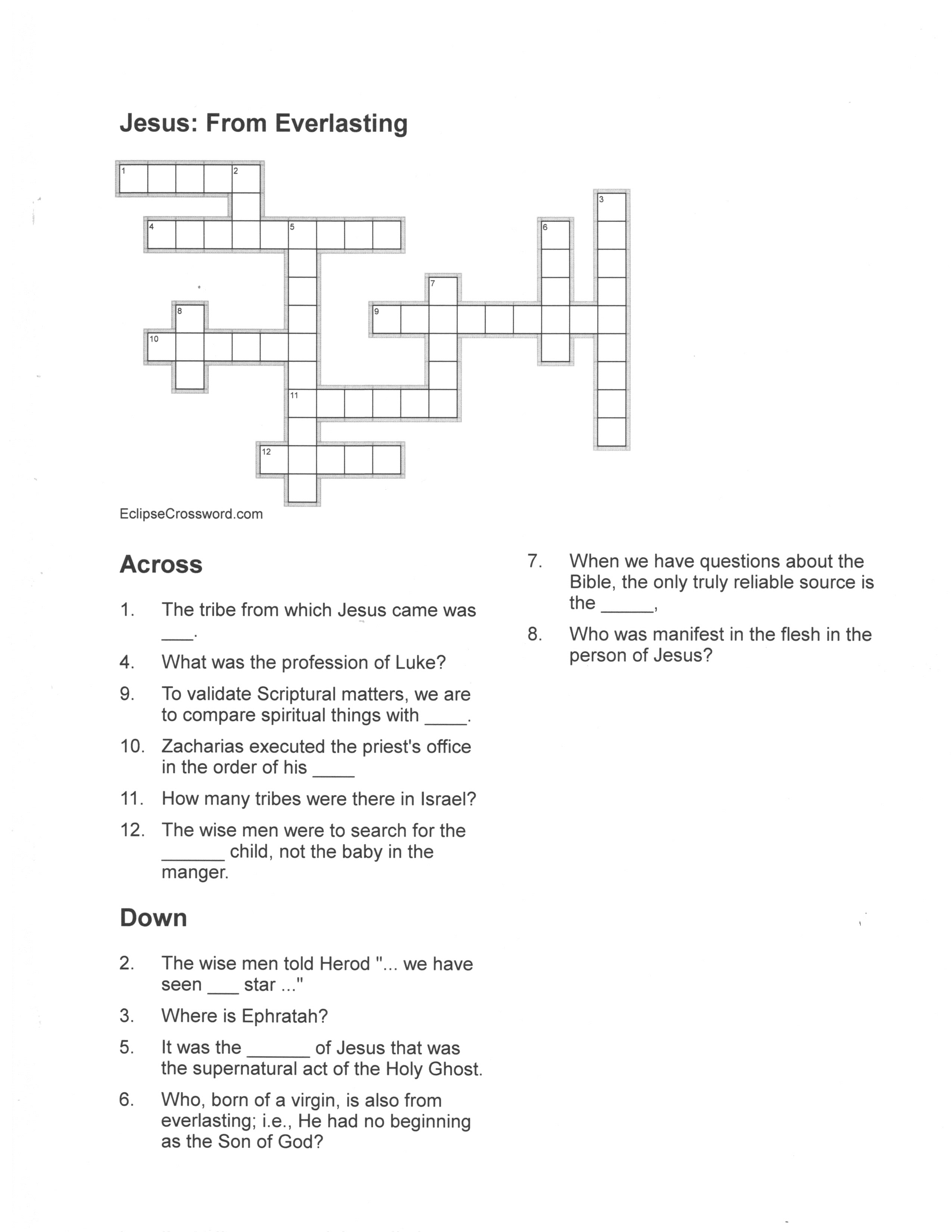 Cross-word Puzzle